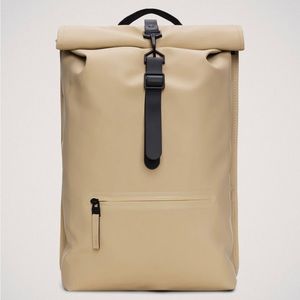 NWT Rains Rolltop Rucksack - Sand